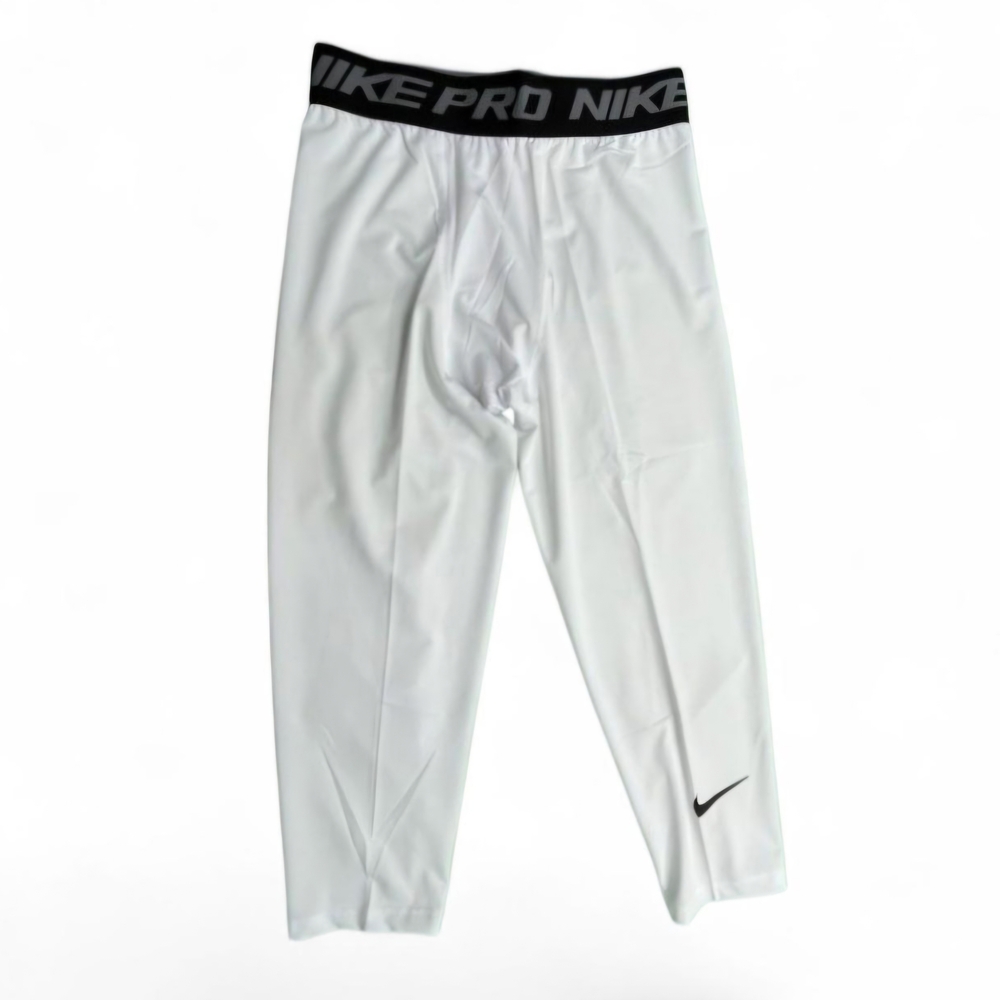 Nike Pro White and Black Leggings
